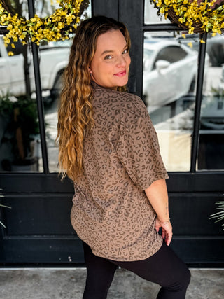 Motherhood Mode Leopard Tee