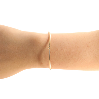 Mollie Bar Bangle Bracelet | Beaded Blondes
