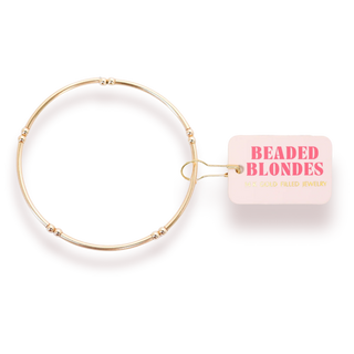 Mollie Bar Bangle Bracelet | Beaded Blondes