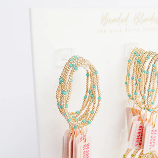 Turquoise Poppi Bracelet | Beaded Blondes