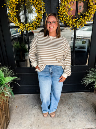 Featherweight Elastic Waistband Baggy Jeans | Judy Blue