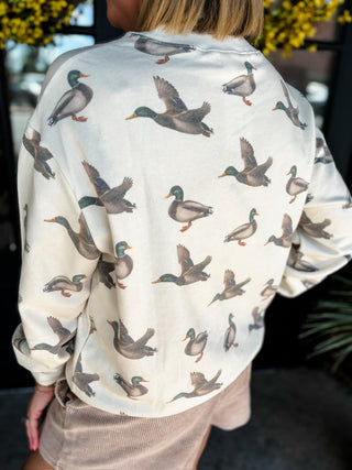 Millie Mallard Mockneck Sweatshirt