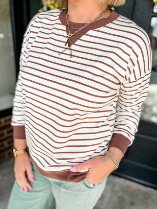 Sideline Stripe Pullover | Multiple Colors