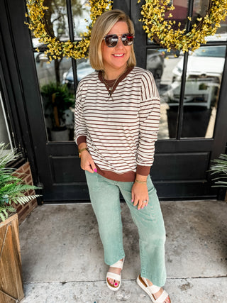 Sideline Stripe Pullover | Multiple Colors