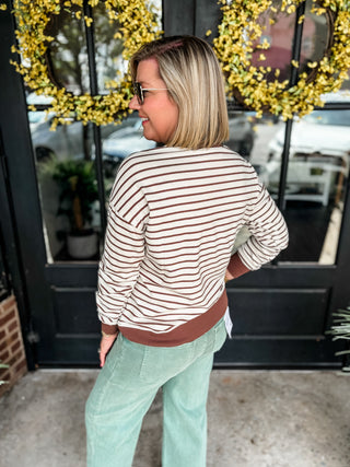Sideline Stripe Pullover | Multiple Colors