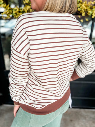 Sideline Stripe Pullover | Multiple Colors