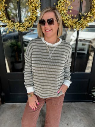 Canyon Creek Stripe Pullover | Multiple Colors