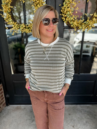 Canyon Creek Stripe Pullover | Multiple Colors