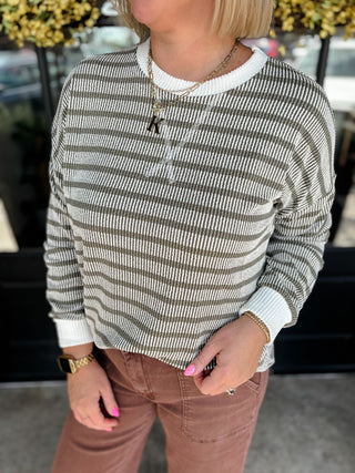 Canyon Creek Stripe Pullover | Multiple Colors