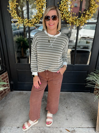 Canyon Creek Stripe Pullover | Multiple Colors