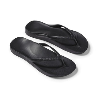 Black - Archies Arch Support Flip Flops