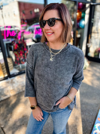 Washed & Worn Boxy Sweater