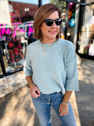 Washed & Worn Boxy Sweater