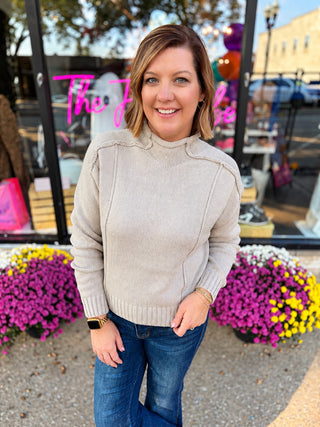 After Hours Mockneck Sweater