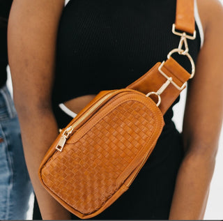 Waverly Woven Sling Bag