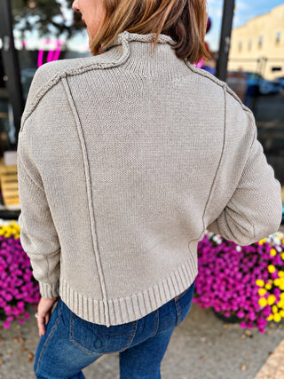 After Hours Mockneck Sweater