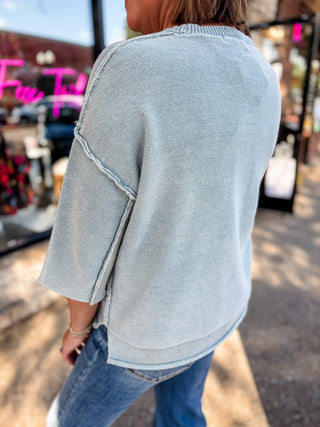 Washed & Worn Boxy Sweater