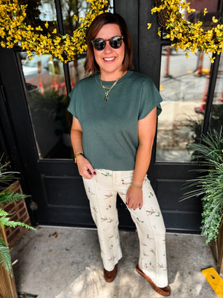 Mallard Moment Wide Leg Jeans
