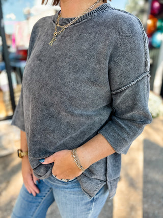 Washed & Worn Boxy Sweater