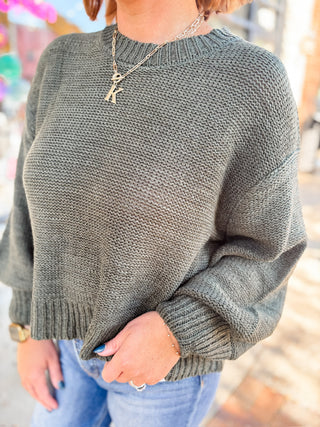 Soft Focus Balloon Sleeve Sweater