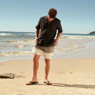 Black - Archies Arch Support Flip Flops
