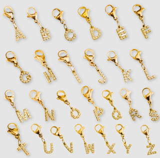 Chanelle Charm Bar Initial charms