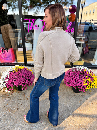 After Hours Mockneck Sweater