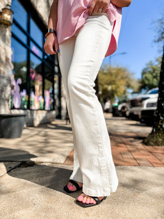 White Side Slit Bootcut | Judy Blue