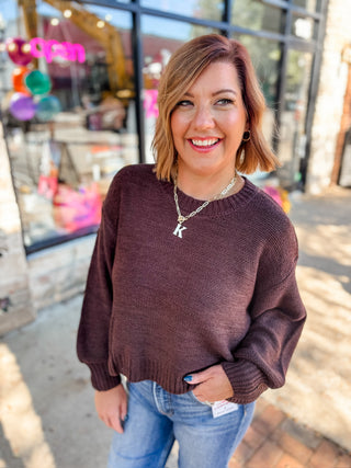 Soft Focus Balloon Sleeve Sweater