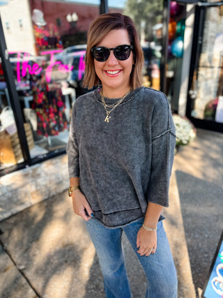 Washed & Worn Boxy Sweater