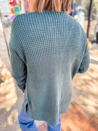 Easy Layers Waffle Cardigan