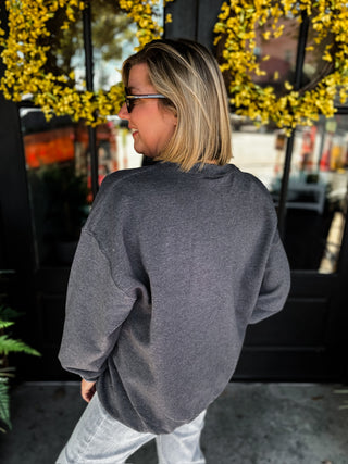 No Bra Club Embroidered Sweatshirt