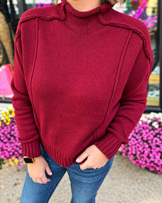 After Hours Mockneck Sweater