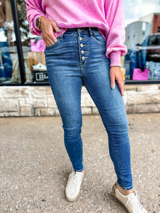 Downtown Button Fly Skinny | Judy Blue