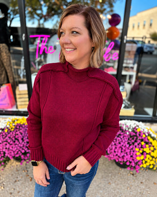 After Hours Mockneck Sweater
