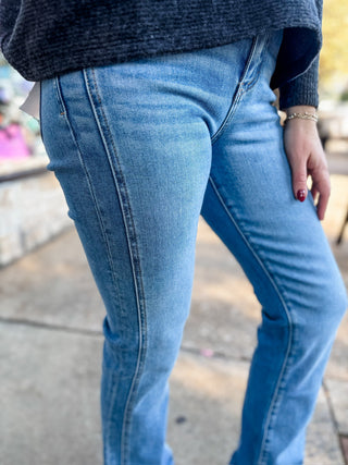 Exaltation Seam Detail Bootcut Jeans | Lovervet