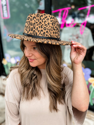 Wool Leopard Hat