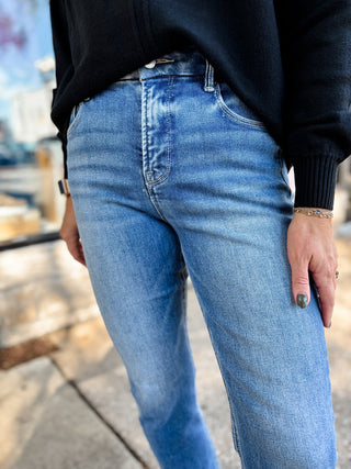 Crop Straight Jeans | Risen