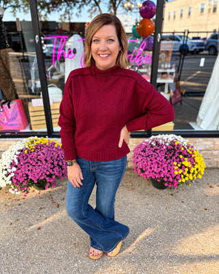 After Hours Mockneck Sweater