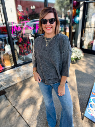 Washed & Worn Boxy Sweater
