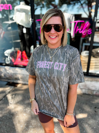 Forest City Camo Mossy Oak Tee