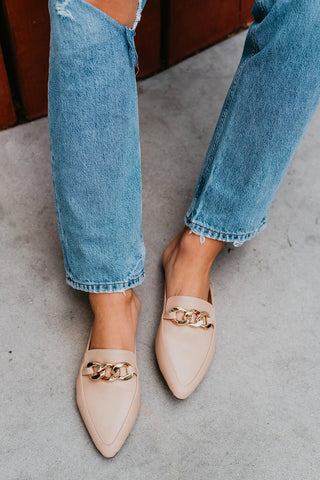 Taupe Uptown Girl Mule | Rollasole