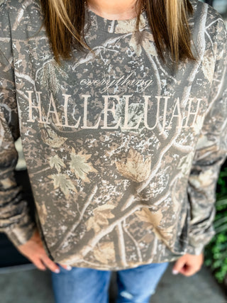 Everything Hallelujah Camo Tee