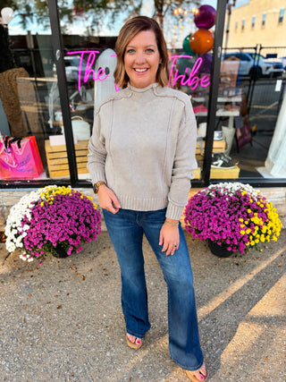 After Hours Mockneck Sweater