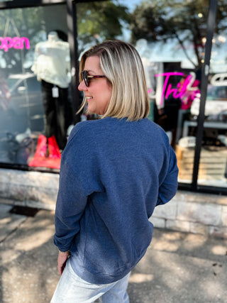 I Just Work Here Embroidered Sweatshirt