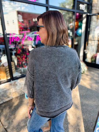 Washed & Worn Boxy Sweater