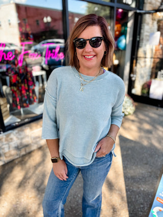 Washed & Worn Boxy Sweater
