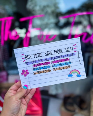 buy more save more sale
