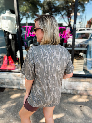 Collegiate Fox Tribe Mossy Oak Tee