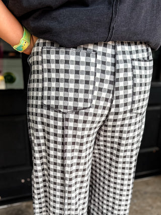 Black Brushed Barrel Pant